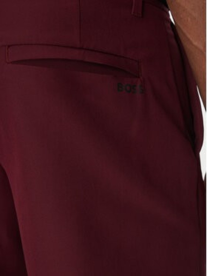 BOSS Szorty materiałowe S_Commuter_10.5 inch 50540337 Bordowy Slim Fit