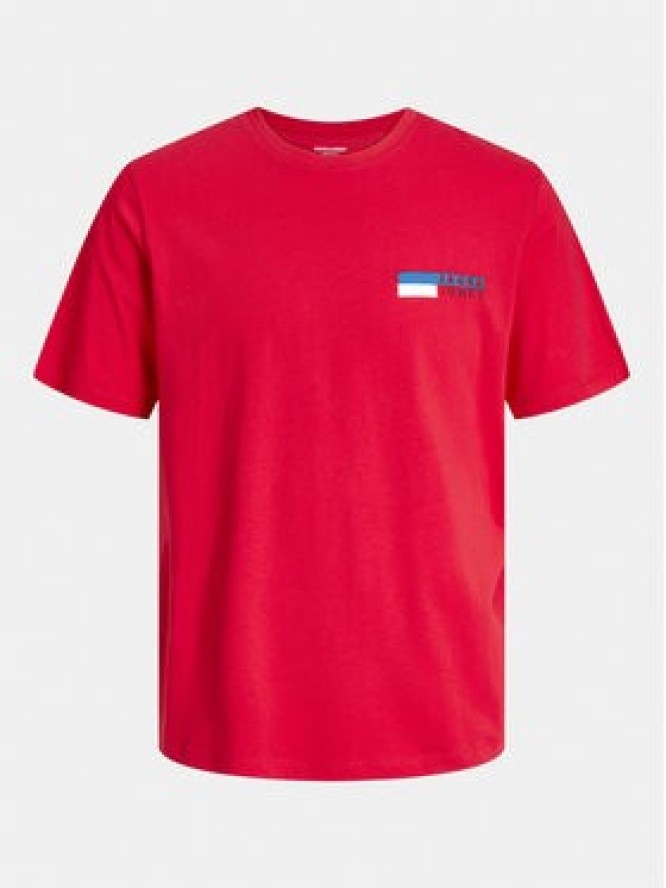 Jack & Jones T-Shirt Corp 12233999 Czerwony Standard Fit