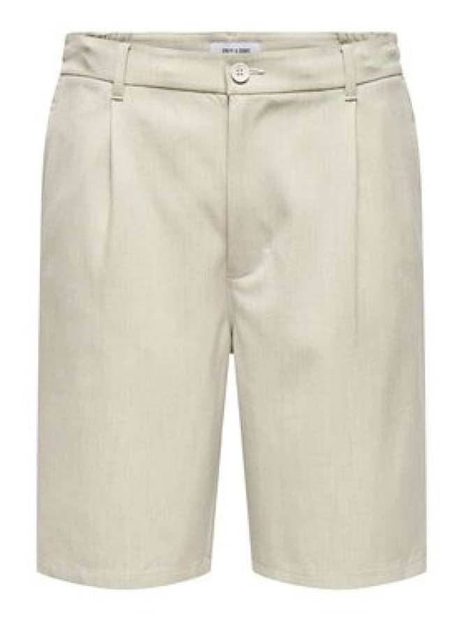 Only & Sons Szorty materiałowe Lou 22032473 Beżowy Regular Fit