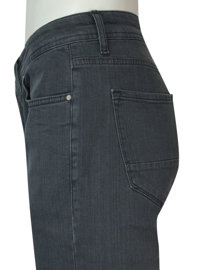 Spodnie Męskie, Szare JEANSY, Regular Fit, Zwężana Nogawka -PAKO JEANS