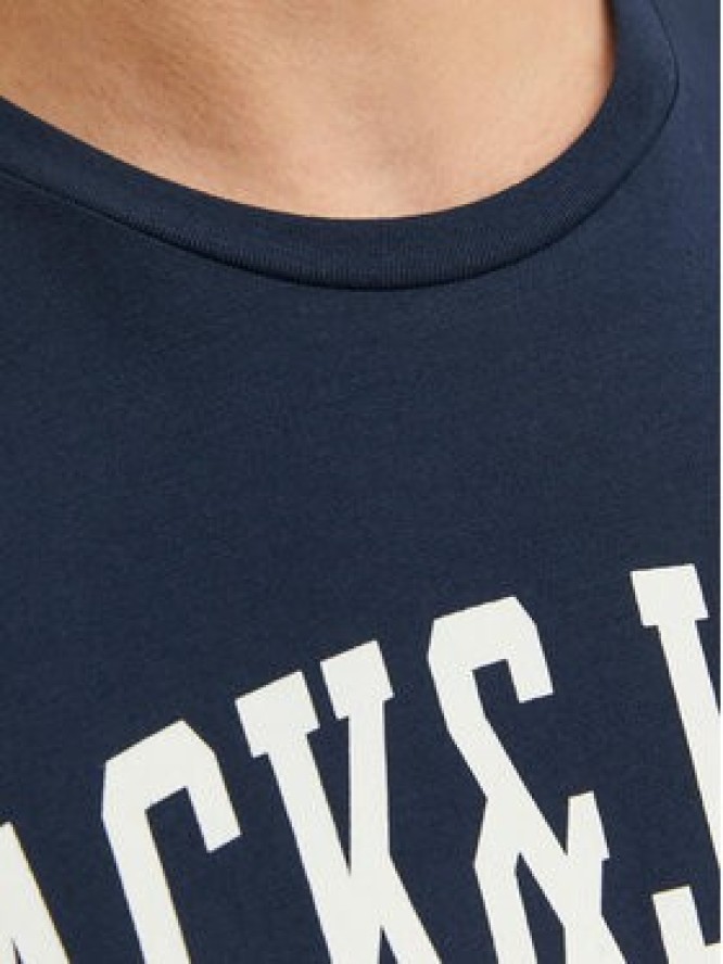 Jack & Jones T-Shirt Josh 12236514 Granatowy Relaxed Fit
