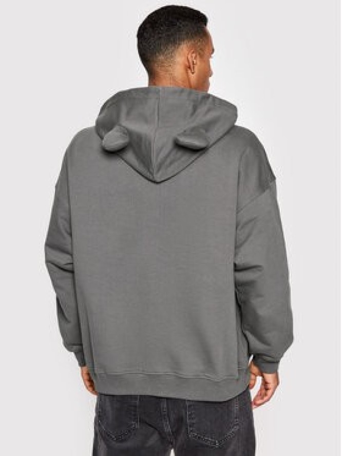 2005 Bluza Unisex Horned Szary Regular Fit