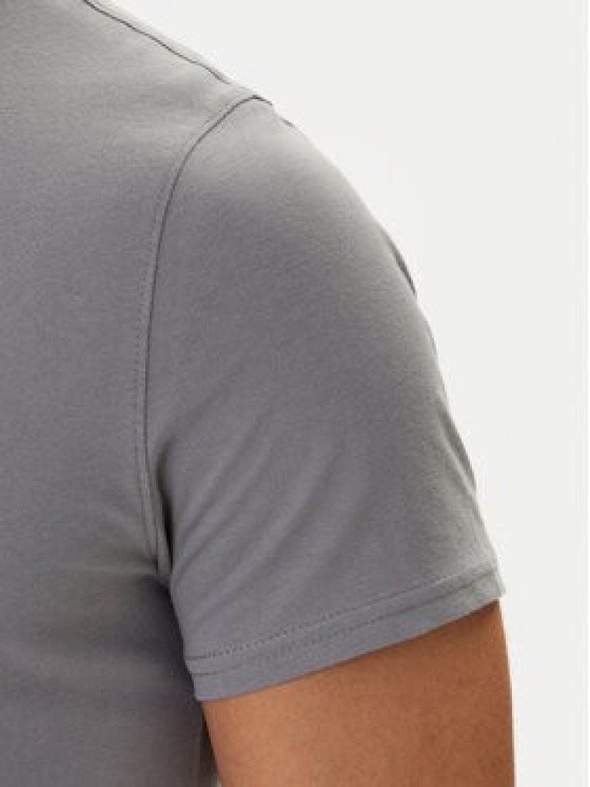 Tommy Jeans T-Shirt DM0DM04411 Szary Slim Fit