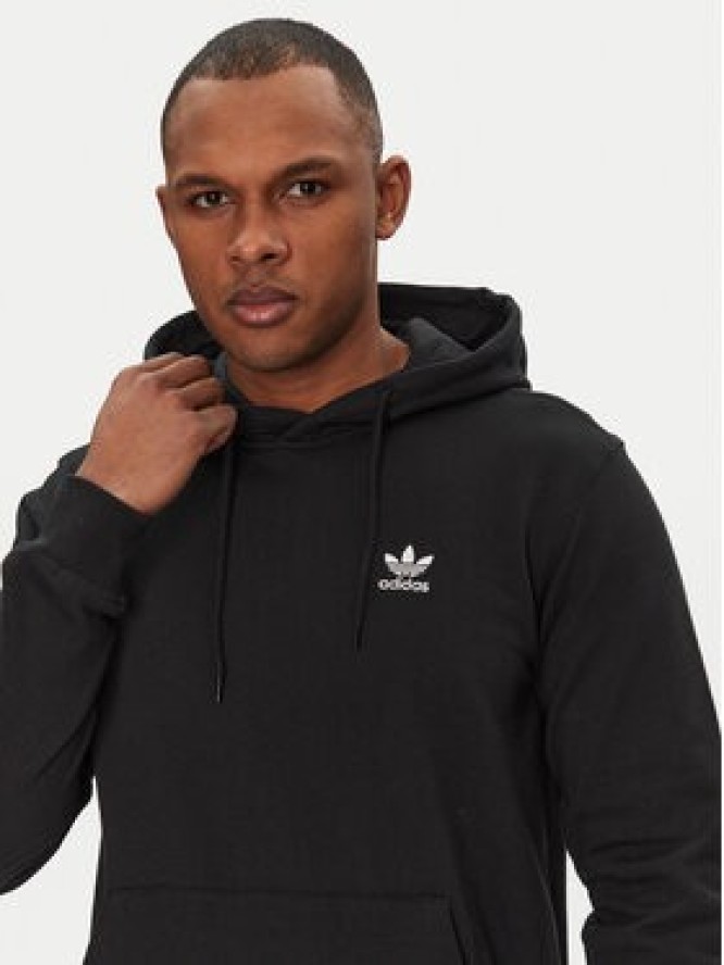 adidas Bluza Trefoil Essentials JD2404 Czarny Regular Fit