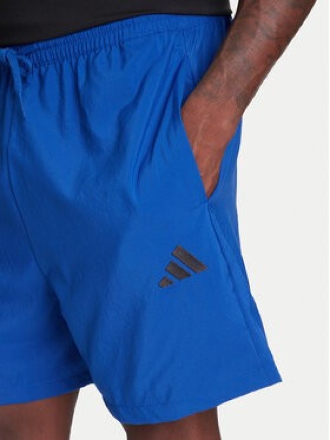 adidas Szorty sportowe Essentials Small Logo Chelsea JF1116 Niebieski Regular Fit