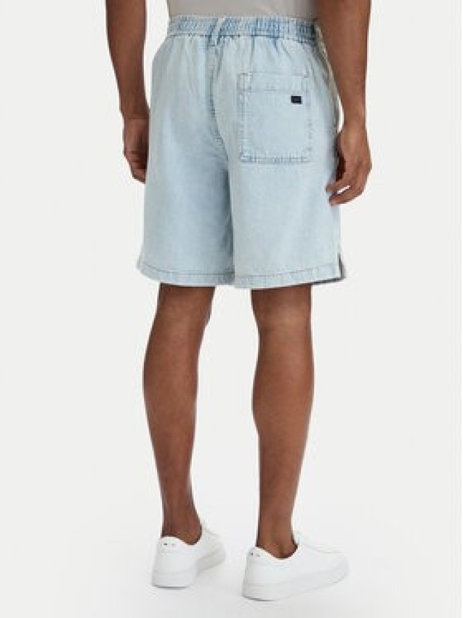 BOSS Szorty jeansowe Sandrew 50563627 Błękitny Relaxed Fit