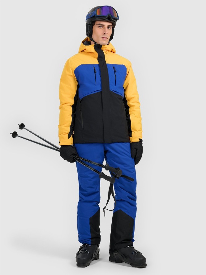 4F Kurtka narciarska membrana 10000 męska - pomarańczowa M