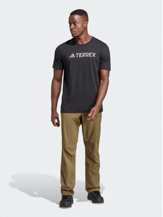 adidas T-Shirt Terrex Classic Logo T-Shirt HZ1399 Czarny Regular Fit