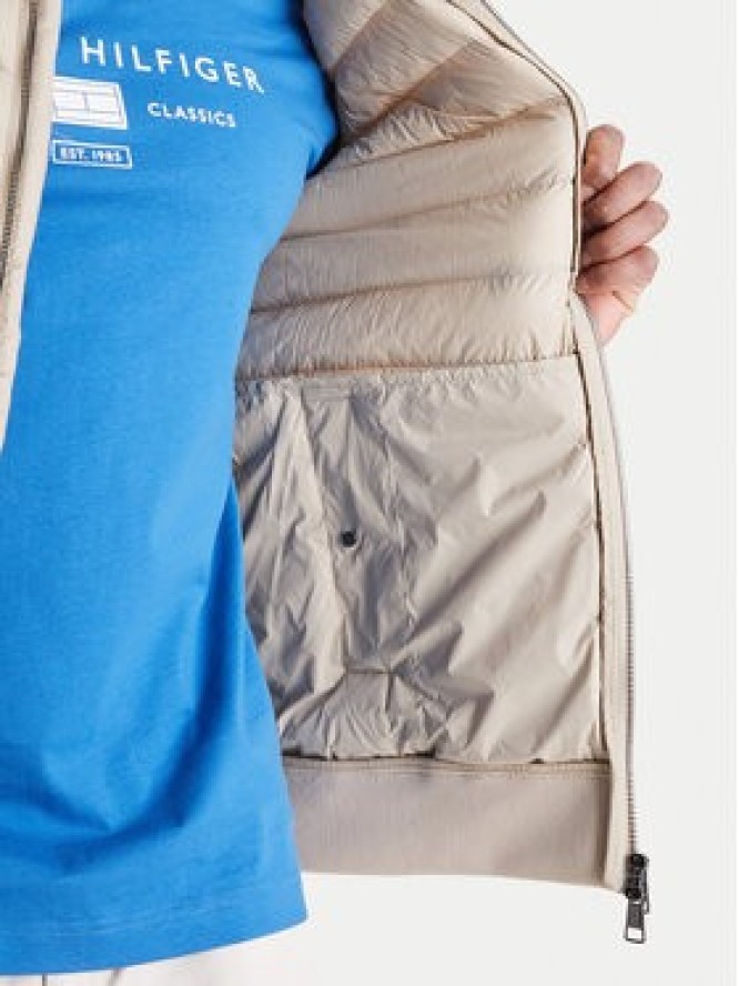 Tommy Hilfiger Kurtka przejściowa Mix Media Ess MW0MW41329 Beżowy Regular Fit