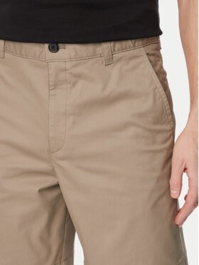 HUGO Szorty materiałowe Genar261S 50567293 Brązowy jasny Slim Fit