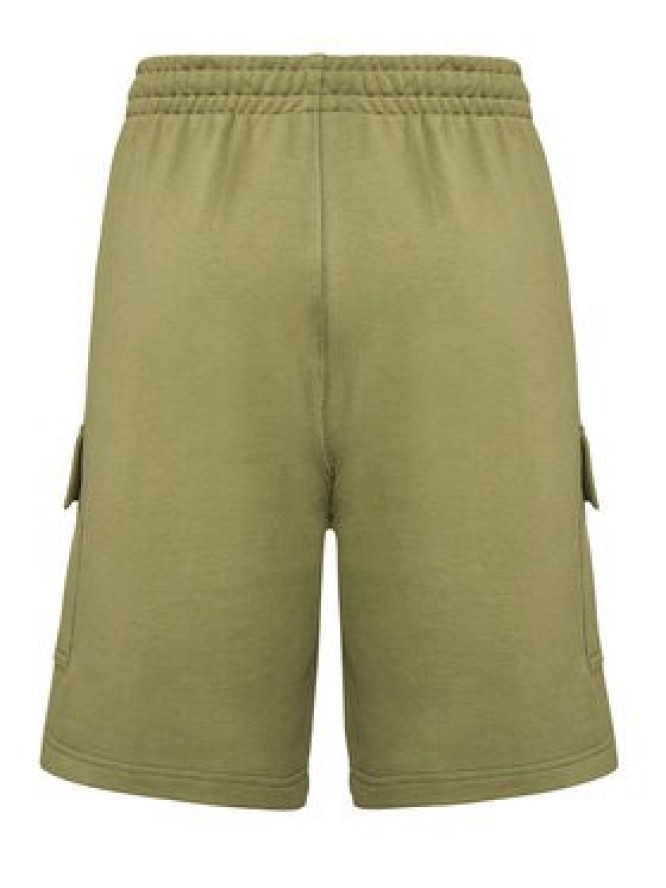 Lacoste Szorty sportowe GH9743 Khaki Regular Fit