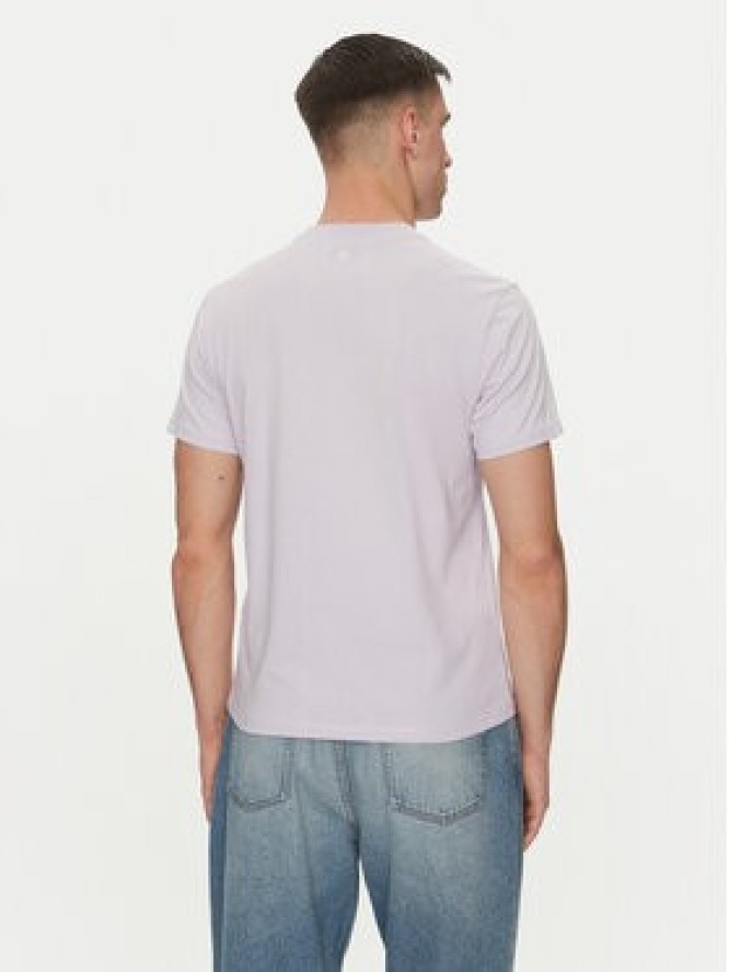 AMI Paris T-Shirt HTS060.724 Fioletowy Regular Fit