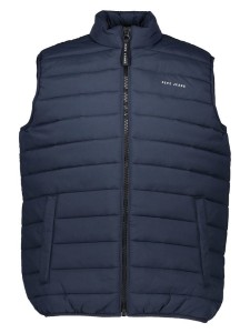 Pepe Jeans Kamizelka pikowana w kolorze granatowym rozmiar: M