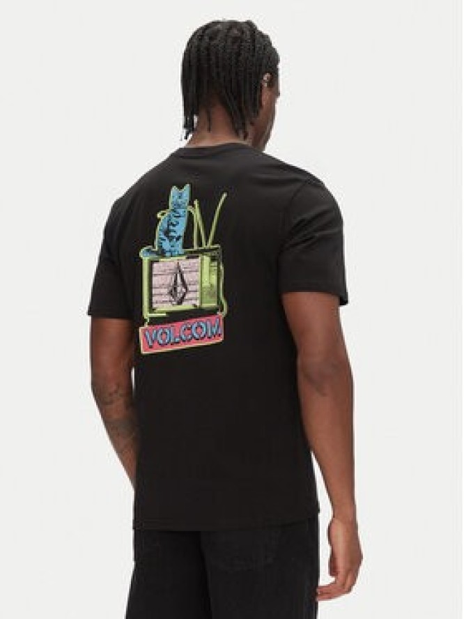 Volcom T-Shirt Catv A3512552 Czarny Classic Fit