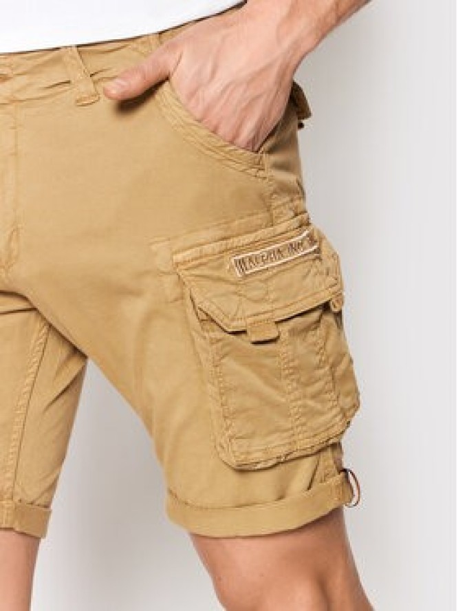 Alpha Industries Szorty materiałowe Crew 176203 Beżowy Regular Fit