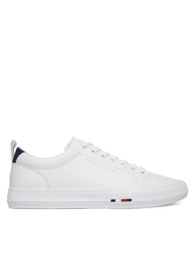 Tommy Hilfiger Sneakersy Harlem Street Lth FM0FM05708 Biały