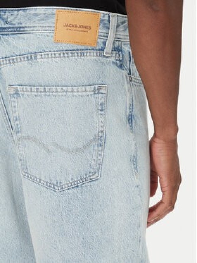 Jack & Jones Szorty jeansowe Ron 12272237 Niebieski Baggy Fit