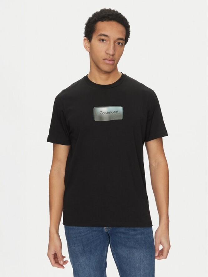Calvin Klein T-Shirt K10K114174 Czarny Regular Fit