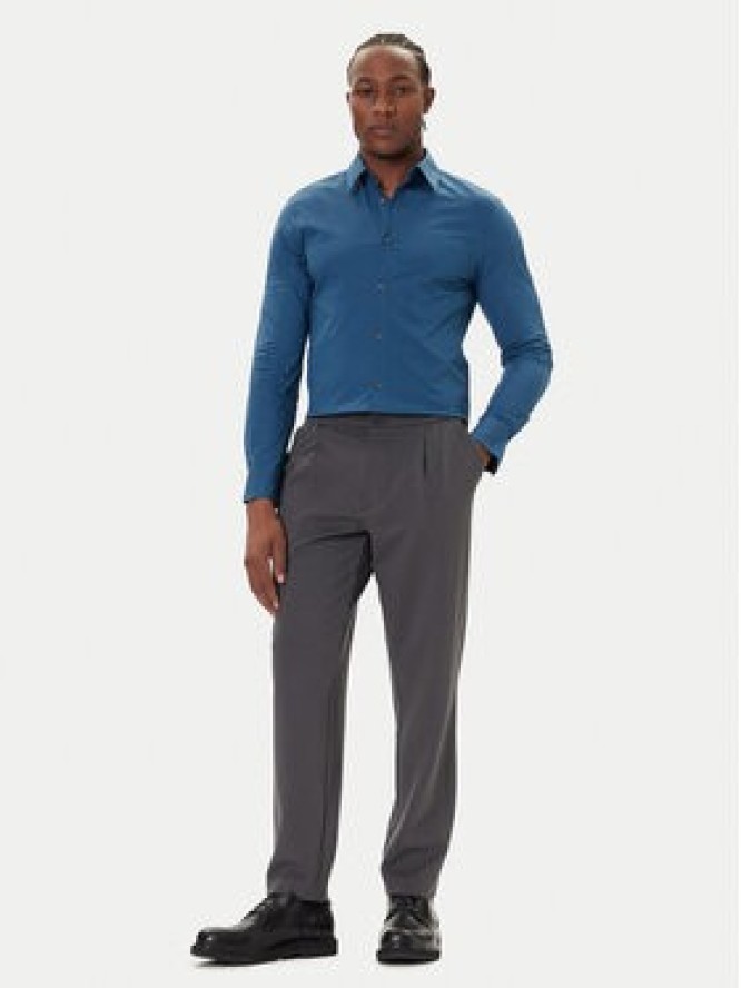 Calvin Klein Koszula LV04LB145G Niebieski Slim Fit