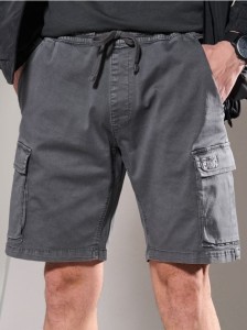 Szorty cargo - szary