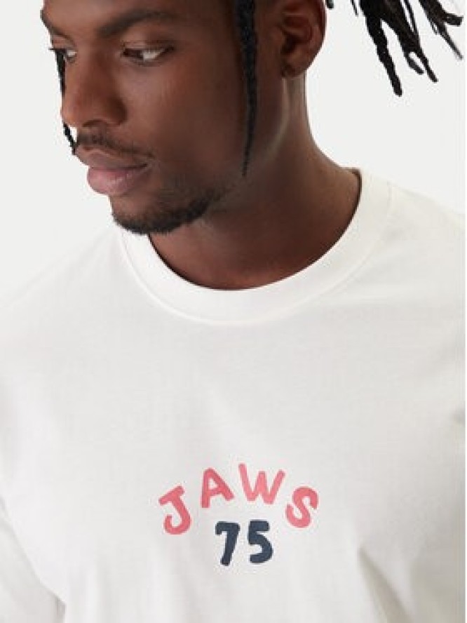 Jack & Jones Longsleeve Jaws 12286615 Biały Relaxed Fit