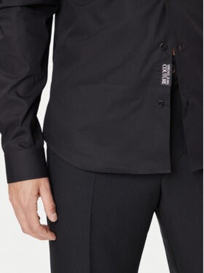 Versace Jeans Couture Koszula 79GALKS2 CN00K Czarny Slim Fit