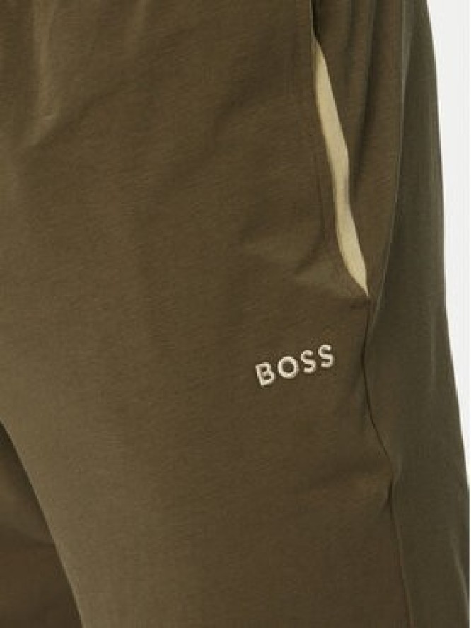 BOSS Szorty sportowe Mix&Match 50515314 Khaki Regular Fit