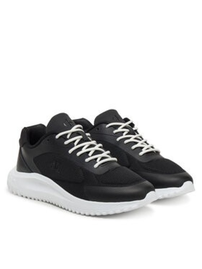 Calvin Klein Jeans Sneakersy Eva Runner Low Mesh Mix YM0YM01185 Czarny