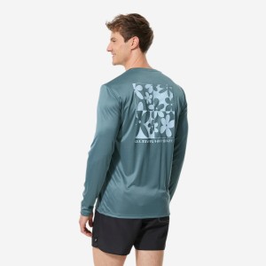 Koszulka UV surfingowa męska Decathlon Water T-shirt Cutyflow długi rękaw
