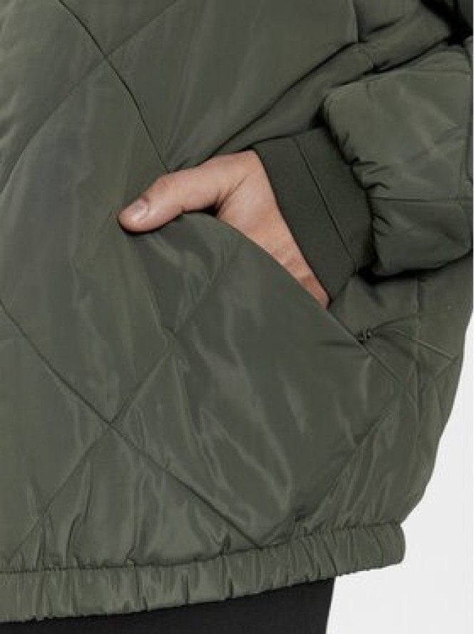 Calvin Klein Kurtka bomber Signature K10K111880 Zielony Regular Fit