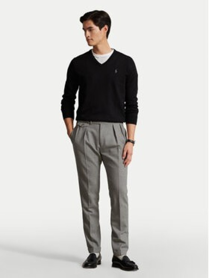 Polo Ralph Lauren Sweter Ls Sf Vn Pp 710670789003 Czarny Regular Fit