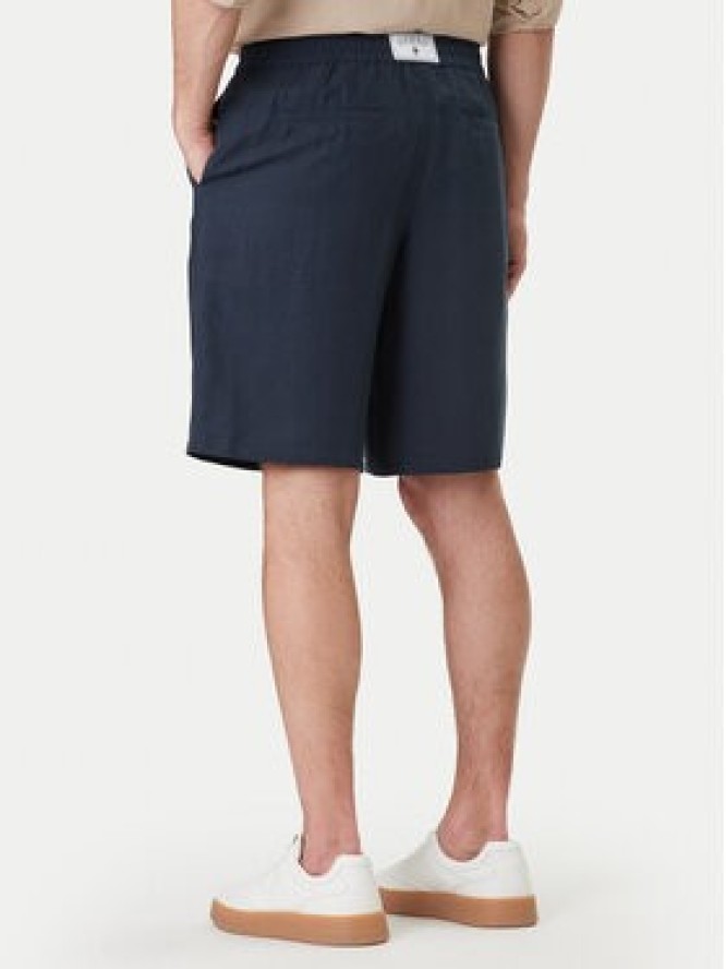 Guess Szorty sportowe F6GD01 WN202 Granatowy Regular Fit