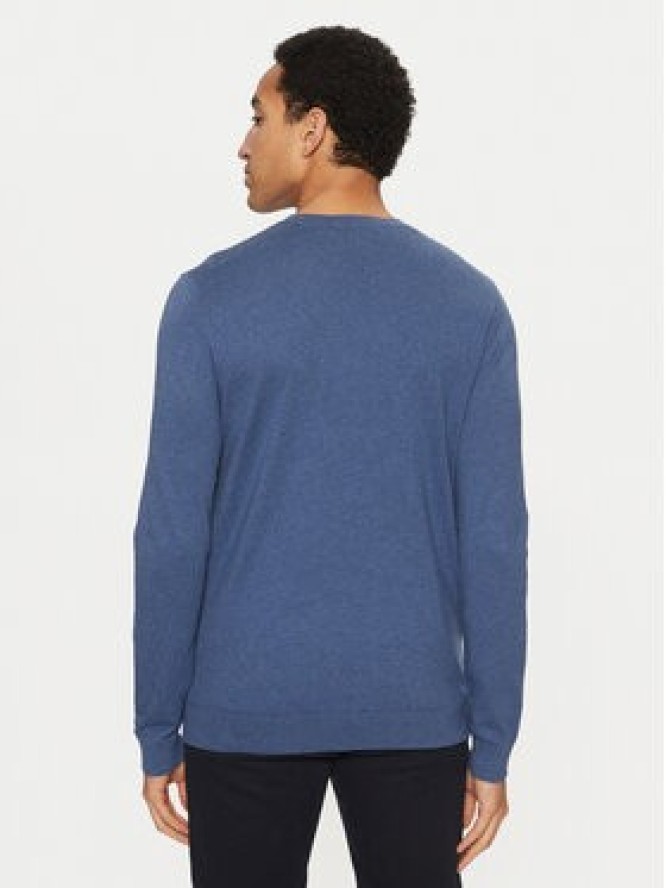 Selected Homme Sweter 16074682 Granatowy Regular Fit
