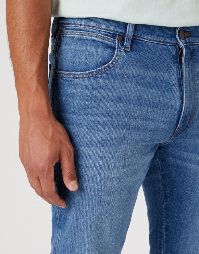 WRANGLER RIVER MĘSKIE SPODNIE JEANSOWE JEANSY BLUE CREEK W17TJXZ81 112331087