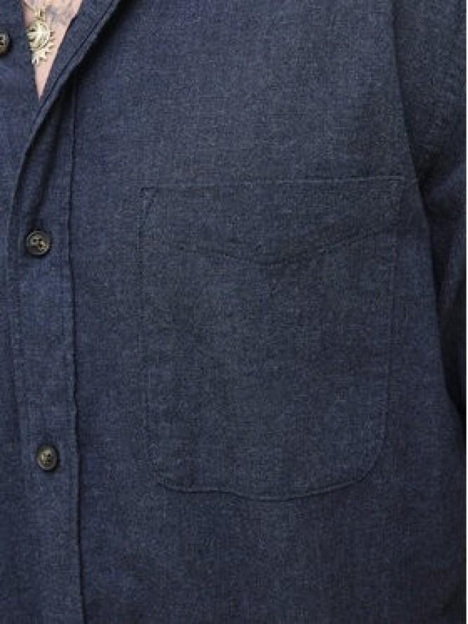 Jack & Jones Koszula Classic Melange 12278416 Granatowy Regular Fit