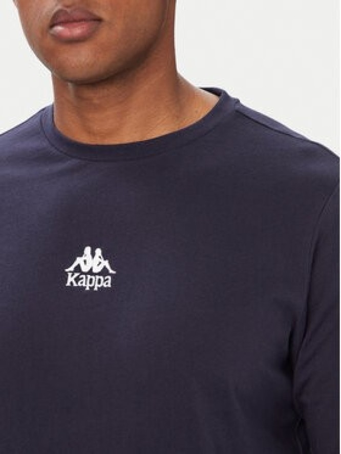 Kappa Longsleeve 382J2RW Granatowy Regular Fit