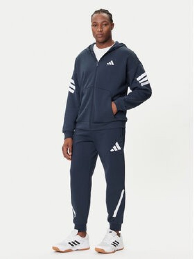 adidas Bluza Future Icons 3-Stripes JW7107 Granatowy Regular Fit