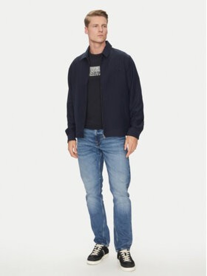 Guess Kurtka przejściowa M5GL38 WHAO2 Granatowy Regular Fit