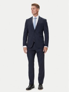 BOSS Garnitur C-Huge 50551777 Granatowy Slim Fit