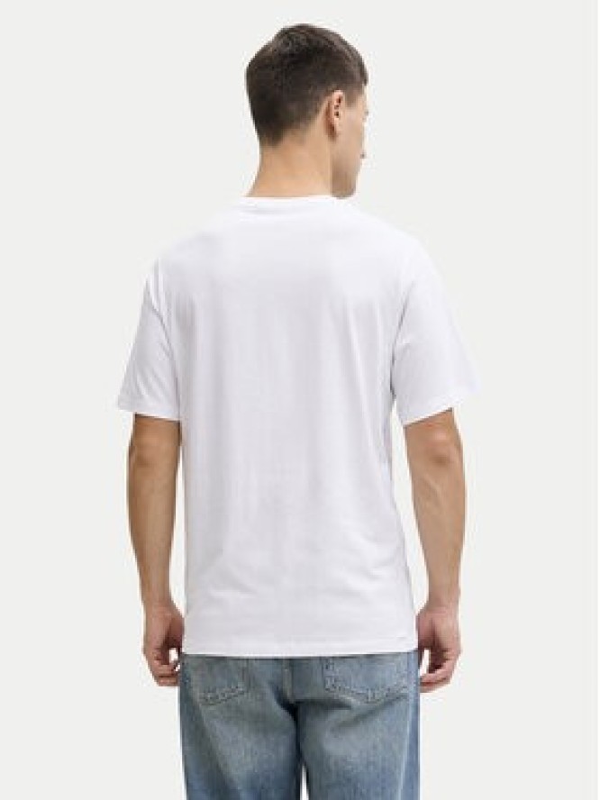 Jack & Jones T-Shirt Ejeff Logo 12288536 Biały Regular Fit