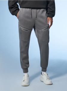 Spodnie dresowe jogger - szary
