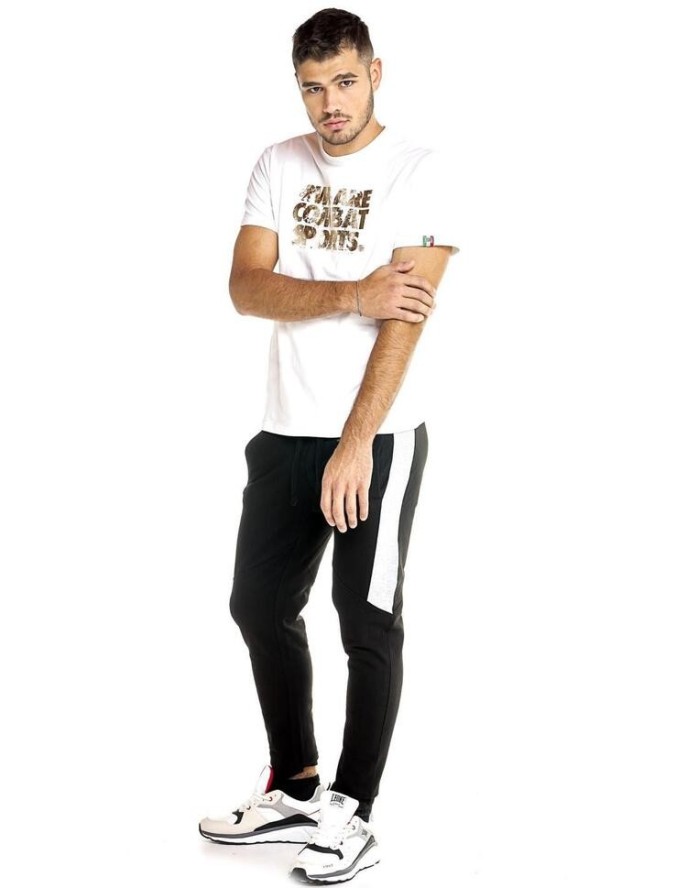 T-shirt męski Leone z krótkim rękawem Winter Gold