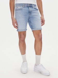 Tommy Jeans Szorty jeansowe Scanton DM0DM20954 Niebieski Slim Fit