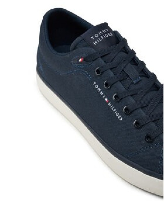 Tommy Hilfiger Tenisówki Hi Vulc Low Core Canvas FM0FM05396 Granatowy