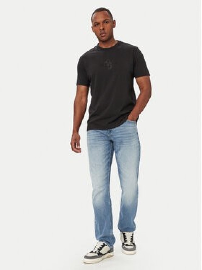 Guess T-Shirt M6YI58 K4632 Czarny Regular Fit