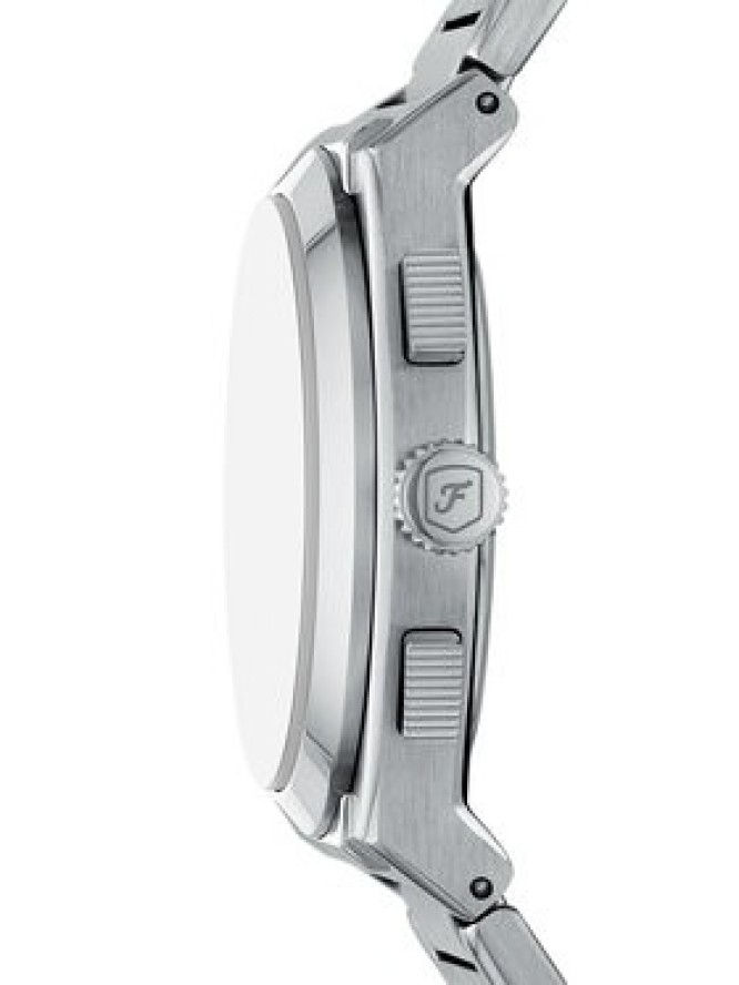 Fossil Zegarek Everett Chronograph FS6117 Srebrny