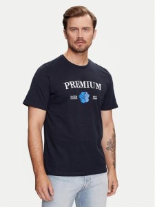 Jack & Jones T-Shirt Jprblaalfie 12259673 Granatowy Regular Fit