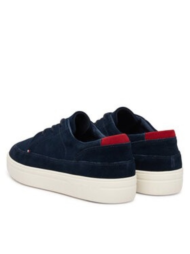 Tommy Hilfiger Sneakersy Hilfiger Light Hybrid Suede Shoe FM0FM05788 Granatowy