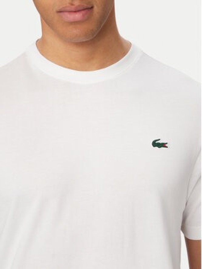 Lacoste T-Shirt TH0003 Biały Regular Fit