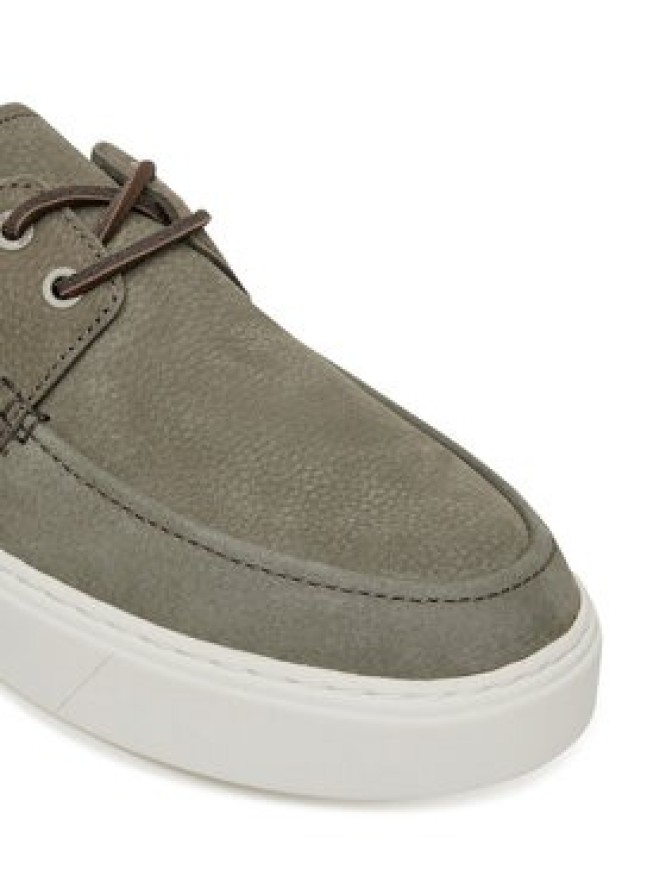 Calvin Klein Półbuty Hybrid Lace Up Boat Nu HM0HM01892 Szary